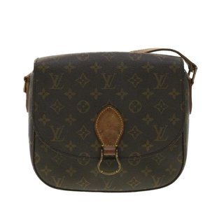 LOUIS VUITTON Monogram Saint Cloud GM Shoulder Bag LV Auth